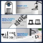 AHNR Handheld Car Vacuum Cleaner Cordless with Brushless Motor, 20000PA High Power Vacuum Cleaner & Air Duster, 3 in 1 Keyboard Portable Mini Hand Held Vacuums Cleaner for Car Home - Image 6