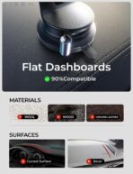 LISEN for Magsafe Car Mount, Phone Holders for Your Car, Magnetic Car Accessories for Women Men Jeep Truck BMW Kits for iPhone 17 Pro Max 16 15 14 13 12, Samsung S26, Black - Image 8