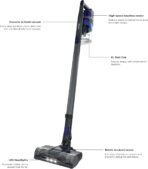 Shark | Pet Cordless Vacuum Cleaner | LED Headlights | Removable Handheld Vacuum for Pet Hair | Crevice Tool & Pet Multi-Tool Included | 40min Runtime | For Carpet & Hard Floors | Grey | IX141 - Image 10