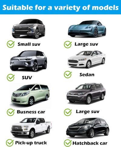 Tevlaphee Car Sunshade Kids, Universal Sun Visor Car Net Sunscreen Baby with Certified UV for Side Window Mesh Material Protects Passenger Baby, Children & Pets(L) (L) - Image 7