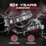 OPT7 Aura Single Row Expansion Pack - 2pc 12” RGB Multicolor LED Strips w/Splitters and Extension Wires for Interior, Wheel Well, Grille, Golf Cart, Car, Boat Underglow Lights - Image 4