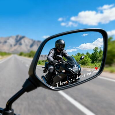 3X Custom Car Rearview Mirror Decal - Personalized Vinyl Car Mirror Sticker Decoration Accessories Auto Decals for Women Affirmation Reminder, Stickers for Water Bottle Laptop Bumper Tumbler - Image 3