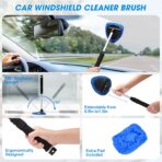 25PCS Car Cleaning Kit, Car Detailing Kit Interior with High Power Handheld Vacuum Cleaner, Windshield Cleaner, Cleaning Gel, Professional Auto Accessories for Men, Women - Image 5