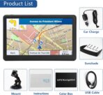 GPS Navigator for Car Truck RV, Latest 2026 Map(Free Lifetime Updates) 7 inch Touch Screen Car GPS Navigation,Support Voice Turn Direction Guidance/Speed and Red Light Warning/Custom Truck Routing - Image 7