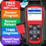 Autel MaxiTPMS TS508WF TPMS Programming Tool, WiFi Relearn & Reset for Tire Pressure Sensors, Diagnose, Activate & Program MX-Sensors (315/433MHz), OBD2 Scanner, Free Lifetime Updates