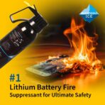 Lithium-Ion Fire Suppressant by Battery Ice | Patented Technology | Compact Fire Aerosol Spray for Home, Garage and Office | Non-Toxic, Eco-Friendly & Easy to Use (Single) - Image 2
