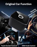 OTTOCAST Mini Cube 3.0 USB C Wireless CarPlay & Android Auto Adapter 2026– Plug & Play, Fast Auto-Reconnect (Black) - Image 7