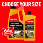 Mothers California Gold Carnauba Wash & Wax, 64 oz. — Cleans, Shines & Protects – Gentle, pH Balanced, Ultra-Sudsy for a Spot-Free, Brilliant Finish. Biodegradable & Won't Strip Wax or Ceramic (05674) - Image 6