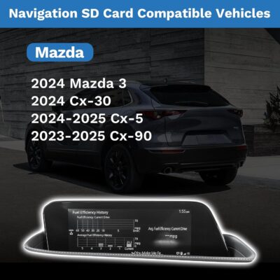 Latest Version Navigation SD Card Fits for Mazda 3 2024, Cx-30 2024, Cx-5 2024-2025, Cx-90 2024-2025 Car GPS Navigation System for USA/Canada Replacement Accessories - Image 3