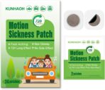(2026 New) Motion Sickness Patches Non-Drowsy, 100% Natural Motion Sickness Patch(Efficient– Lasts 72 Hours)-for Car Airplane Ship Altitude Sickness(Travel Essentials)-for Adults and Kids(24 Count)