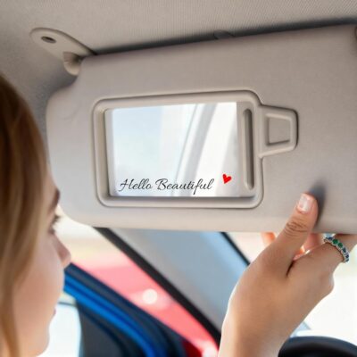 3X Custom Car Rearview Mirror Decal - Personalized Vinyl Car Mirror Sticker Decoration Accessories Auto Decals for Women Affirmation Reminder, Stickers for Water Bottle Laptop Bumper Tumbler - Image 6