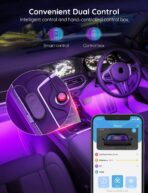 Govee Car LED Lights, Smart Car Interior Lights with App Control, RGB Lights with DIY Mode and Music Mode, 2 Lines Design LED Lights for Cars with Car Charger, 12V - Image 7