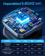 Ultra Mini Android Auto & CarPlay Wireless Adapter, Latest A9 Chip 5.8GHZ WiFi, 5.4 Bluetooth, 3-5s Auto Connect, USB-C/USB-A/Extension Cable, Compatible with iOS10+, Android 10+, CE/ROHS/FCC - Image 4