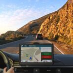 GPS Navigator for Car, Latest 2026 Map 7 inch Touch Screen Car GPS 256-16GB, Voice Turn Direction Guidance, Support Speed and Red Light Warning, North America Lifetime map Free Update(Dark) - Image 2