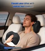 2Pcs Premium Car Neck Pillow – Car Headrest Pillow for Neck PainRelief with Premium Memory Foam,600D Oxford Fabric & 100D High Elastic Memory Foam – UltimateComfort Neck Pillow for Car, Driving - Image 4