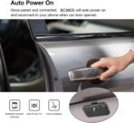 Handsfree Bluetooth Car Kit for Cell Phone, Wireless Bluetooth Speaker for Car, AUTO Power ON Support Siri Google Voice Assistant Hands Free Phone Speakerphone with Visor Clip-BC980SA - Image 4