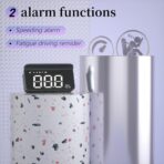 Heads Up Display for Cars, Windshield Speedometer Projector HUD M1white ,Digital Speedometer for Car with Speed,Driving Direction,Overspeed Alarm,Fatigued Driving,Suitable for all models - Image 3