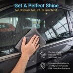 Waffle Weave Microfiber Towel, 12 x 12 inches, Barista Towels, Lint Free Cloth, Glass Towels, Waffle Towels Car Detailing, 6 Pack Premium Microfiber Cleaning Cloth - Image 4