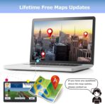 GPS Navigator for Car Truck RV, 7-inch High-Definition Touch Screen，2026 Maps (Free Lifetime Updates), Support Voice Turn Direction Guidance/Speed and Red Light Warning/Custom Truck Routing - Image 5