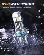 AUTOONE 9004 Bulb, 9 Times Brighter 36000LM 9004 HB1 Bulb, 3 Min Quick Install, 20 Years Lifespan, No Flicker - Image 5