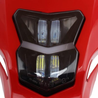 PowerMotor Dirt Bike Headlight,Universal Motorcycle LED Headlight Kit For Dirt Pit Bike Enduro Like CRF XR CR Led Lights-Headlamp For CRF450L 2019 2020 CRF450XR 2019 2020 - Image 5