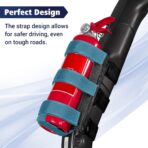 Voodonala Adjustable Roll Bar Fire Extinguisher Mount Holder 3 lb for Jeep Wrangler Unlimited CJ YJ LJ TJ JK JKU JL JLU 4XE,(Black,with Quick disassembly Zipper) - Image 5