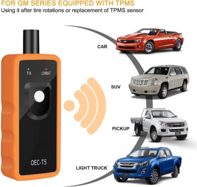 Arozk TPMS Reset Tool for GM Tire Pressure Monitor System Relearn Tool Programming Training Activation Tool Automotive OEC-T5 EL 50448 Vehicle Series 2006-2023 - Image 2