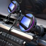 2026 Upgraded TEC & Fan Cooling Magnetic Wireless Car Charger, For 15W Magsafe Car Mount Charger, Air Vent Dashboard Fast Charging Car Phone Holder for iPhone 17/16/15/14/13/12, Samsung ＆ Pixel