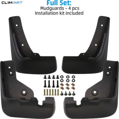 CLIM ART Custom Fit Mud Flaps for Mazda CX-5 2017-2021, 4 pcs, Easy to Install, Road and Weather Resistant Thermoplastic, Car Accessories - MF1417108 - Image 6