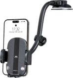 APPS2Car Cell Phone Holder for Car Dashboard Windshield Phone Mount for Car Long Arm Car Phone Holder Mount Strong Suction Cup Anti-Shake Stabilizer Compatible for iPhone, Samsung, All Smartphones - Image 9