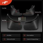 A-Premium Set of 4PCS Mud Flaps Splash Guards Mudguards Mudflaps with Hardware Kits Accessories Compatible with Ford Explorer 2011-2019, Front and Rear (Driver & Passenger Sides) - Image 3