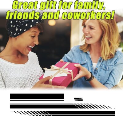 5 PCS Car Hood Stripe Sticker, Vinyl Modified Rearview Mirror Decals, Racing Sports Auto Body Side Sticker Decoration, Universal Exterior Stickers for Skirt Roof Bumper (Small, Black) - Image 6