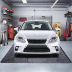 Garage Floor Mat, Garage Car Mat - Non-Slip Waterproof Containment Mat, Heavy Duty Durable Protection, Easy to Clean & Install, Perfect for Garage, Workshop, Parking (7'9"W x 21'L)