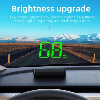 Head Up Display M2, HUD Projection Display Speed, Compact Body, Large Font, Plug and Play, Suitable for All Vehicles - Image 4
