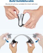 JOYTUTUS Sun Visor Extender for Cars, Polarized Sun Visor Extender Universal Sun Blocker UV400, Adjustable Visor Extension for Car Visor,Double-Clip,Anti Glare Stray Light - Image 6