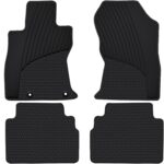 Car Floor Mats Custom Fit for Subaru Forester 2019 2020 2021 2022 2023 2024 Odorless Washable Rubber Heavy Duty All Weather Protection Car Floor Liner-Black
