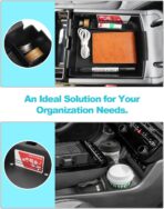 CDEFG 2Pcs Lower Center Console Tray Floor Console Organizer with Cup Holder Compatible with 2025 2026 Hyundai Tucson Limited Accessories Middle Console Storage Box - Image 5