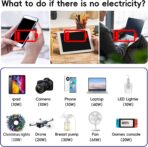 200W Car Power Inverter, PiSFAU DC 12V to 110V AC Car Plug Adapter Outlet with [20W USB-C] /USB-Fast Charger(18W) / 4.8A Dual USB/car Charger for Laptop - Image 6