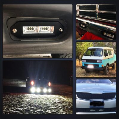 Nilight 2Pcs 40W Flush Mount LED Pods Flood LED Work Light Bar, Off Road Backup Driving Lights Fog Lamp for Jeep Bumper ATV UTV SUV Truck Boat - Image 5