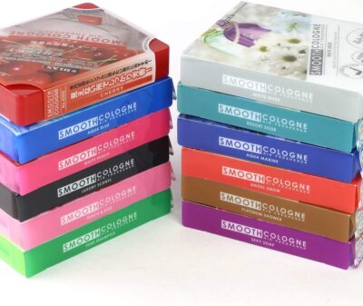 Auto Dynasty Smooth Cologne Gel Based White Peach Scent Japanese Under-The-Car Air Refresher/Odor Eliminator Brick (Pink) - Image 5