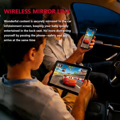 10" HD CarPlayScreen for Apple CarPlay & Android Auto, Featuring Mirror Link, Voice Control, Music Playback, GPS Navigation, Backup Camera, Bluetooth - Image 6