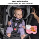 Car Seat Tray - Convert Cup Holder to a Tray for Snacks, Toys, 360 Rotatable for Kids Travel, Anywhere with Cup Holder (Pink) - Image 6