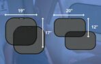 Car Sun Shades for Side and Rear Window (4 Pack) - Car Sunshade Protector - Protect Your Kids and Pets in the Back seat from Sun Glare and Heat. Blocks Over 98% of Harmful UV Rays - Easy to Install, - Image 2