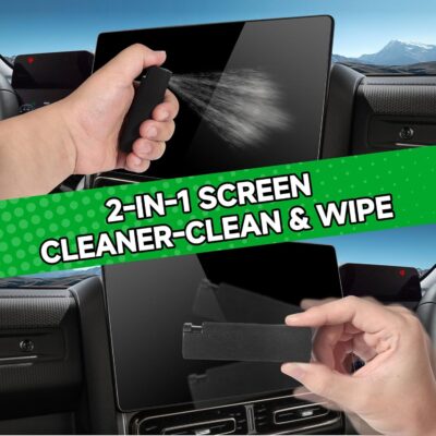 11Pcs Car Interior Cleaning Kit | Car Seat Cleaner, Tire Shine Spray, Screen Cleaner, Tire Stone Cleaning | Car Care Kit for Car, Truck, SUV, RV | Car Detailing Kit - Image 4