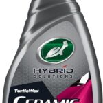 Turtle Wax Hybrid Solutions Ceramic 3-in-1 Car Detailer, Waterless Car Wash, Long-lasting HydrophobicWax Protection and High Gloss Shine, Safe For All Exterior Surfaces, 32 oz (Pack of 1)