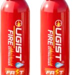 Ougist Water-Based Fire Extinguisher -2 Pack Portable for Home & Vehicle Use, Cold-Weather Safe, Prevents Re-Ignition - Ideal for Kitchen, Garage, Car