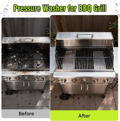 Pressure Washer, Portable Power Washer, 4 Quick Connect Nozzles, High Pressure Cleaning Machine for Car Fence Driveway Patio Washing and More - Image 9