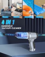 18000Pa Car Vacuum Portable Cordless, 5000mAh High Power Cordless Vacuum Cleaner, 120W Portable Vacuum for Car, Office, Pet and Home Cleaning - Image 2