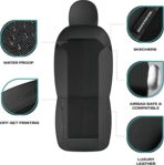 Skechers Car Seat Covers,GOGA Mat Oxford Cloth Seat Covers,Waterproof Car Seat Covers Front Seats,Automotive Universal Fit Seat Cover for Most Cars, Suvs, Trucks,Black - Image 3