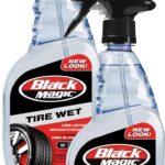 Black Magic 120217 Tire Wet, 23oz (Pack of 2) - Specially Formulated Tire Shine Applicator Cleaner to Keep Them Looking Wet, Black, and Glossy with One Quick Spray – Long-Lasting Protection for Tires